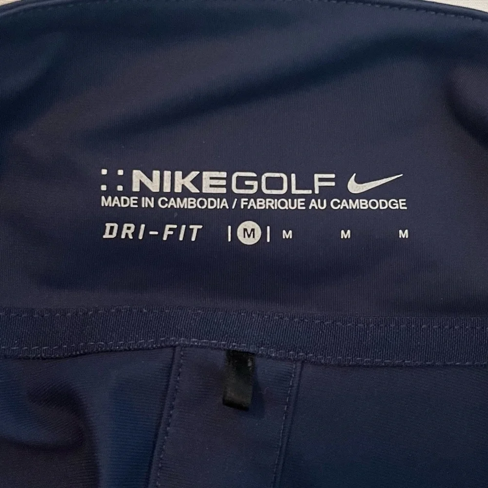 White and Navy Nike Golf Dri-Fit Jacket Size M